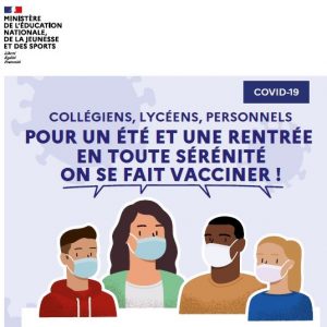 Affiche Covid-19 Rentrée 2021